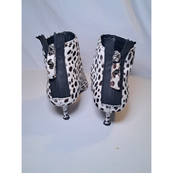 AGL Size 36 EU/6 US Calf Hair Animal Print Booties Attilio Giusti NEED HEELING - Picture 4 of 12